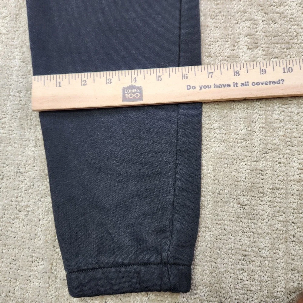 Nike Jordan Pants Men XS Essential Heavy Cotton Fleece Joggers Black Training